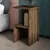HANAH HOME Noćni stočić Roisin Antique Walnut