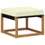 Set vanjskih sofa 8 kom. Prirodna i krem