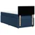 Vidaxl Box spring postelja z vzmetnico modra 90x200 cm blago