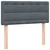 Vidaxl Box Spring postelja z vzmetnico Temno siva 80x220 cm Velvet