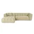 Atelier del Sofa Ugaona garnitura Cady 100x72x300cm Zelena