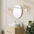 HANAH HOME Dekorativno ogledalo Round Sapphire Oak