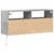 Zidni TV ormarić s LED svjetlima boja betona 100x31x45 cm