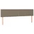 Vidaxl LED posteljno vzglavje taupe 200x5x78/88 cm blago