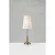 Markslöjd 108969 - Stona lampa NOBLE 1xE14/40W/230V 56 cm bela/mesing
