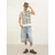 Bershka Majica  črna / off-bela