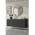Hanah Home komoda Ayshe 180, 180 cm, antracit / srebrna