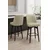 Hanah Home set barskih stolica Evax, 6 kom, krem / crni
