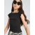 Sinsay - Nabrana bluza - crno