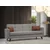 Atelier del Sofa Trosed na razvlačenje Polya 205x86x75cm Svetlosivi