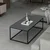 Hanah Home Klub sto Tiger, 120x42x60 cm, Antracit