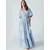 Willa Obleka Sole pastelno modra