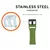 Narukvica za pametni sat Watch Silicone Strap UAG Scout 22mm zeleni