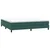 Box Spring krevet bez madracem tamnozeleni 200x220 cm baršun