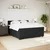Vidaxl Box spring postelja z vzmetnico črna 200x200 cm žamet