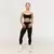 GymBeam Varsity Sports Bra Black