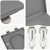 WC daska Siva 47,5 x 35 x 3,6 cm Duroplast
