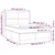 Vidaxl Box spring postelja z vzmetnico LED temno rjava 140x200cm blago
