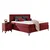 Esposa POSTELJA BOXSPRING 180 cm x 200 cm , tekstil rdeča