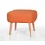 Atelier del Sofa Tabure 50x43x42cm, Narandžasto