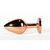 Metalni Butt Plug X-MEN Secret Shade Rose M