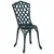 Vidaxl Vrtnik Bistro Set 3 szt. Zelena Aluminij