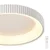 Brilagi - LED prigušiva stropno svetlo FALCON MODERN LED/54W/230V 60 cm bela + daljinski upravljač