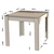 HANAH HOME Trpezarijski sto Single 90 Oak