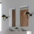 Opviq Zidna lampa Togg-14827, 20x35x27cm, IP20, Crna