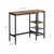 Songmics Bar miza 110x40x90 cm rjava