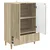 Kreveta Hrast sonoma 66 x 34,5 x 95 cm Konstruirano drvo