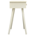 Konzolni stol s 2 izrezbarene ladice sivi 80x40x77 8 cm drveni