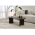 Hanah Home Klub sto Sable, 119x40x60 cm, Crni