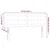 LED uzglavlje krem 144x5x78/88 cm od tkanine
