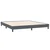 Box Spring krevet bez madracem tamno sivi 200x220 cm baršun