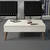 Hanah Home Klub sto Best 90x34,6x60?cm Krem