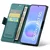 Overboard Ovitek za Samsung Galaxy A57 5G, sijoč liči , denarnica s preklopom, zelen