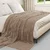 Vidaxl Odeja Kamel 240 x 220 cm Flis