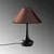 Opviq Stona lampa Luna-15252, 50x50x63 cm, IP20, Braon-crna