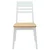 Trpezarijske stolice 2 pcs Bijelo 43 x 54 x 89 cm