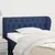 Vidaxl Vzglavje z ušesi modro 103x23x78/88 cm blago