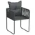 7-dijelni vrtni blagovaonski set od PVC ratana crni