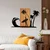 Atelier Del Sofa Zidna dekoracija Surfer Life, 57x84 cm, Crna