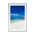 Plakat s paspartujem plaža Anse Source - 30x45 no frame