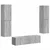 Set TV komoda 6 pcs Siva Sonoma Konstruirano drvo