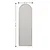 Hanah Home Podno ogledalo Emma Walnut, 50x160cm, Braon