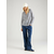 VERO MODA Bluza BUMPY, modra, bela