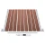 Set WPC ograda 6 kvadratnih + 1 kosa 1138 x 186 cm smeđi