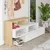 Hanah Home Cipelarnik 137x54,5x35cm Belo-Hrast