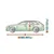 Protective Mobile Garage car cover Mercedes E-Class 2009-2016 (combi)